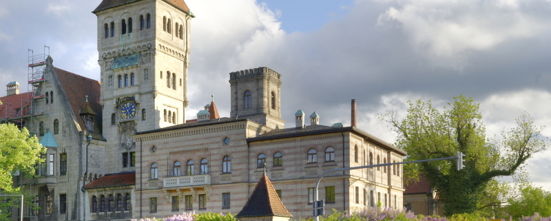 Blick auf das Schloss Faber-Castell in Nürnberg